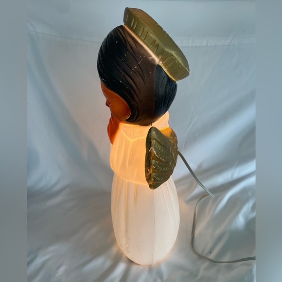VTG Grand Ventures 18” Tall African American Angel Blow Mold Christmas 1999. - Picture 4 of 9